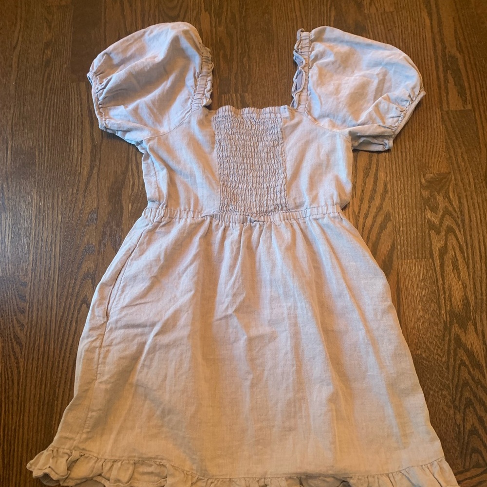 Who What Wear Light Chambray Baby Doll Dress